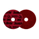 Scotch-Brite™ Precision Surface Conditioning Disc, PN-DH, Medium, 4-1/2 in x 7/8 in, 50 ea/Case