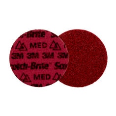 Scotch-Brite™ Precision Surface Conditioning Disc, PN-DH, Medium, 4-1/2 in x NH, 50 ea/Case
