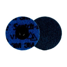 Scotch-Brite™ Roloc™ Precision Surface Conditioning Disc, PN-DS, Very
Fine, TS, 3 in, 25/Carton, 100 ea/Case, Dispenser Pack