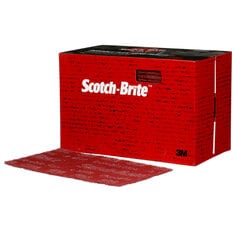Scotch-Brite™ Durable Flex Hand Pad, MX-HP, A/O Very Fine, 4-1/2 in x 9
in, 25/Carton, 4 Cartons/Case
