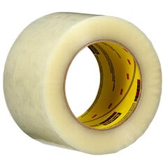 Scotch® High Tack Box Sealing Tape 373+, Clear, 72 mm x 50 m, 24 Rolls/Case