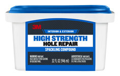 3M™ High Strength Hole Repair CC-32-DT, Color Changing Spackling Compound, 32 fl oz, 6/case