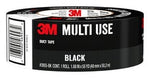 3M™ Black Duct Tape 3955-BK, 1.88 in x 55 yd (48 mm x 50.2 m), 9 rls/cs