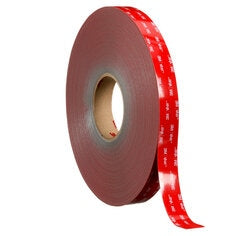 3M™ VHB™ Tape RP+230GF, Gray, 1/2 in x 36 yd, 90 mil, Film Liner, 18 Rolls/Case