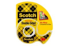 Scotch® Double Sided Tape 136, 1/2 in x 250 in (12.7 mm x 6.3 m)