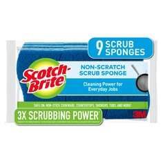 Scotch-Brite® Non-Scratch Scrub Sponge 529-5, 4.4 in x 2.6 in x 0.7 in (111 mm x 66 mm x 17 mm), 5/9